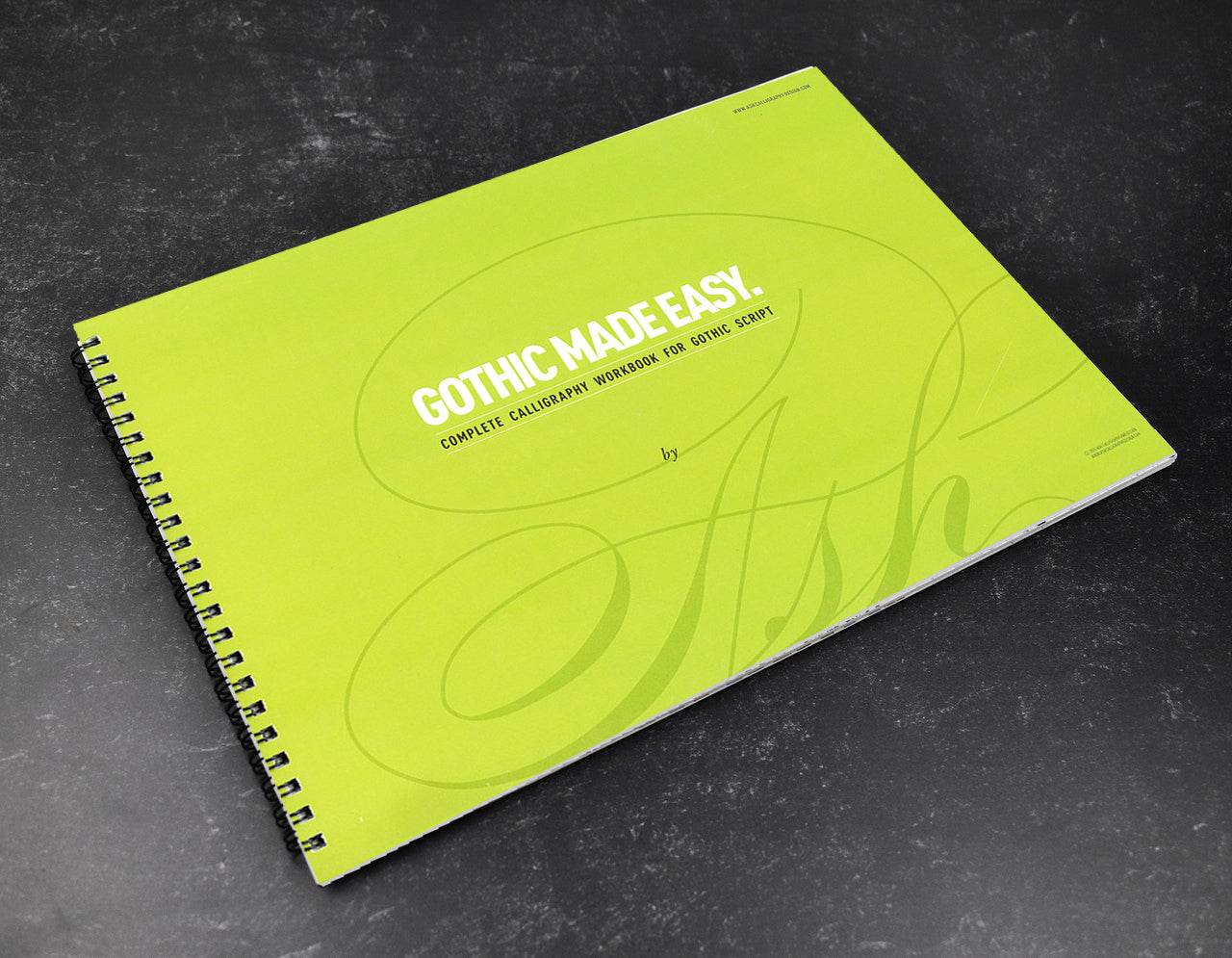 GOTHIC SCRIPT DETAILED WORKBOOK