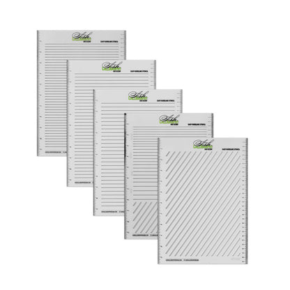STENCIL GUIDE - SET OF 5