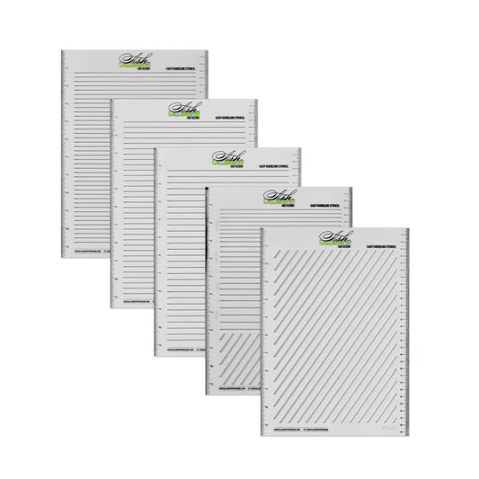 STENCIL GUIDE - SET OF 5
